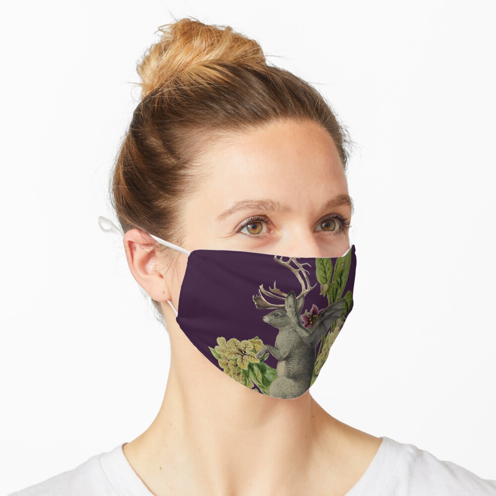 Jackalope Vespertilio (purple) Mask