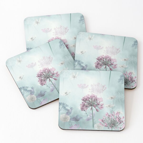 Item preview, Spring Blossom Morning, Floral Blue & Lavender Print designed and sold by Harman83.