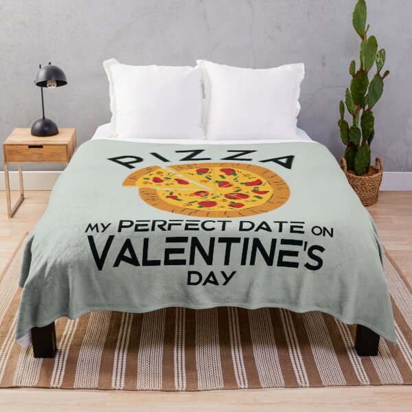 Item preview, Pizza is my perfect date on Valentine's Day! designed and sold by TonsPOD.