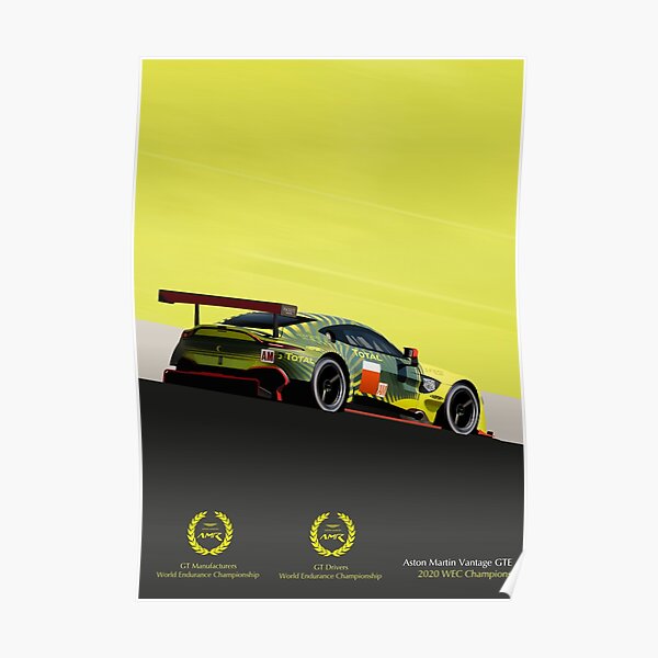 Champions Aston Martin Vantage GTE 2020 Poster