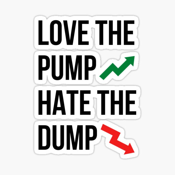 Item preview, Love the Pump and hate the Dump designed and sold by ToadDSGN.