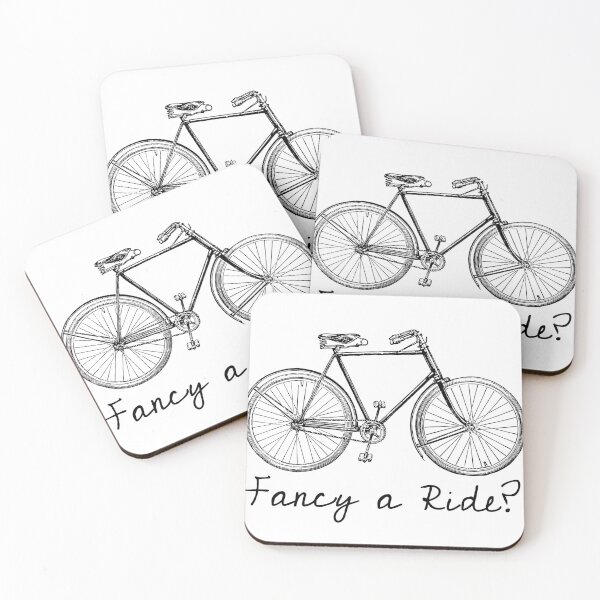 Item preview, Fancy A Ride? - humour / cycling / bike / cyclist / bicycle / funny designed and sold by Creative  Tagging.