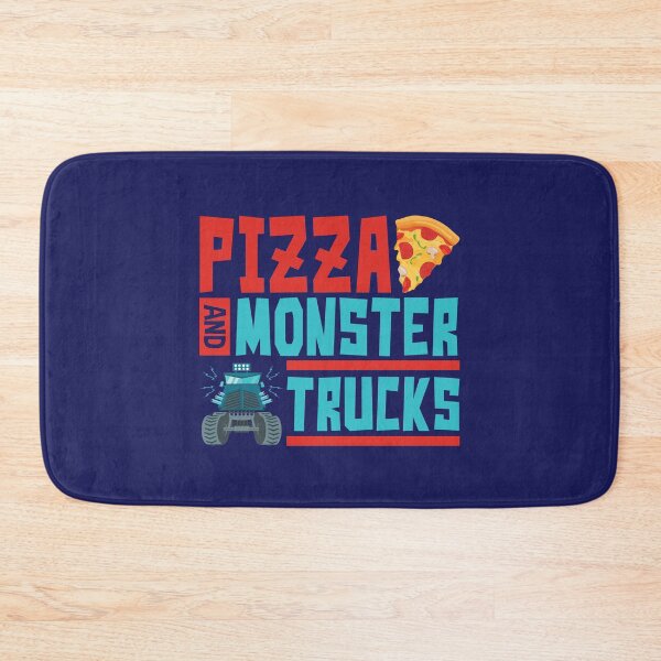 Item preview, Pizza and Monster Trucks Cute Monster Truck Party designed and sold by jaygo.