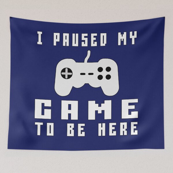 Item preview, i paused my game to be here designed and sold by Feline Rockstars.