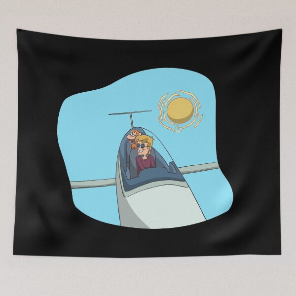 Item preview, Glider pilot with in the sun designed and sold by Monkey Ful.