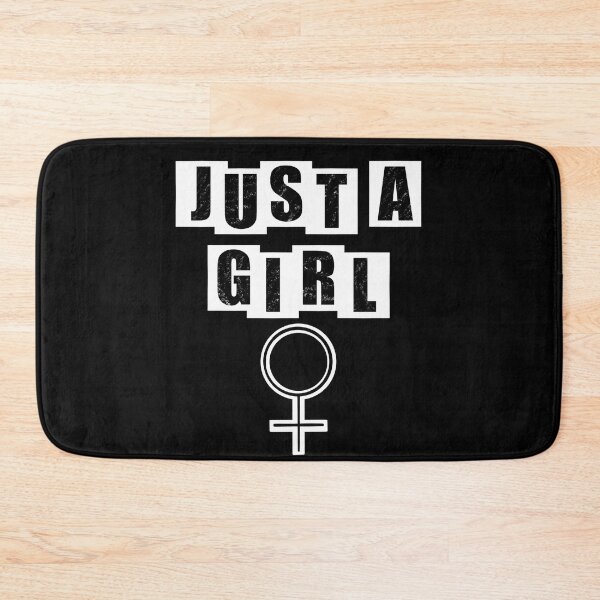 Item preview, Just a Girl - Black designed and sold by BusyMonkeys.