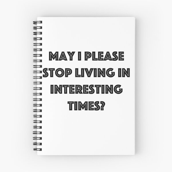 Item preview, Living in Interesting Times designed and sold by DandelionDecor.