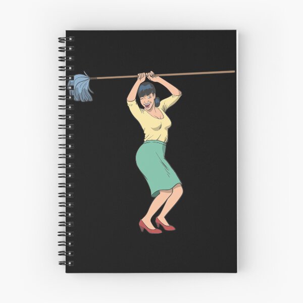 Item preview, Cleaning woman with mop designed and sold by Monkey Ful.