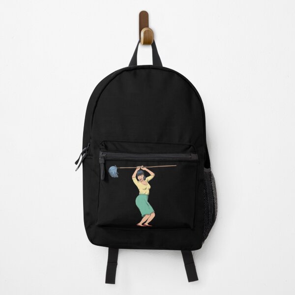 Item preview, Cleaning woman with mop designed and sold by Monkey Ful.