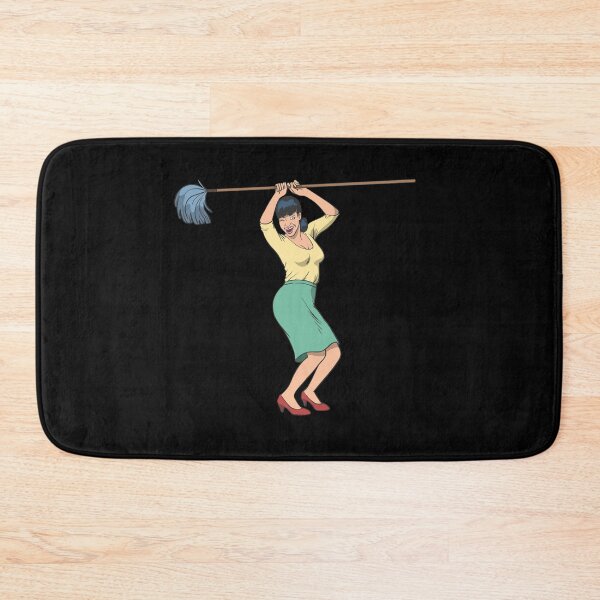Item preview, Cleaning woman with mop designed and sold by Monkey Ful.