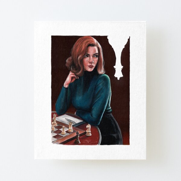 Beth Harmon - Le jeu de la Dame Impression montée sur toile
