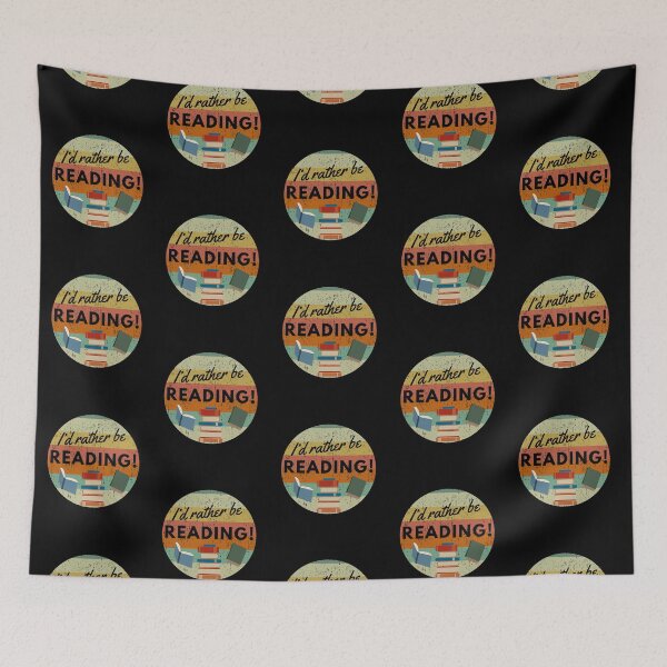 Item preview, I’d Rather Be Reading designed and sold by Zurickdesigns.