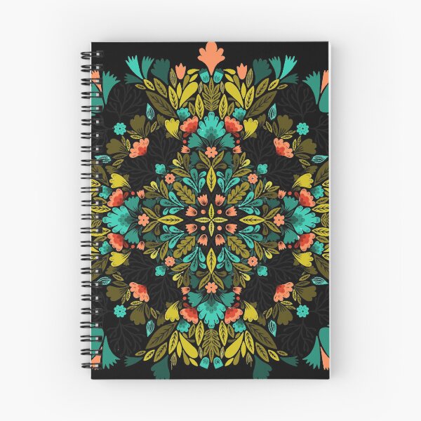 Item preview, Symmetrical floral pattern designed and sold by Nanahnania.