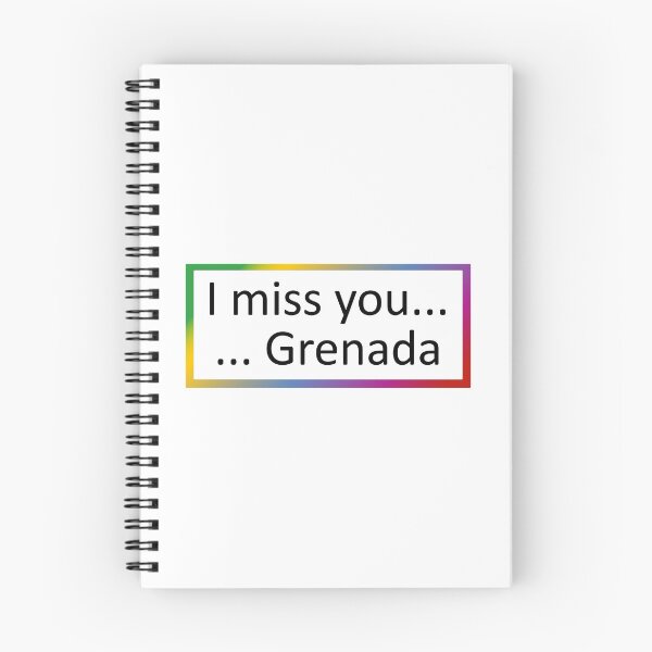 Item preview, I miss you ... Grenada designed and sold by SmileMiau.