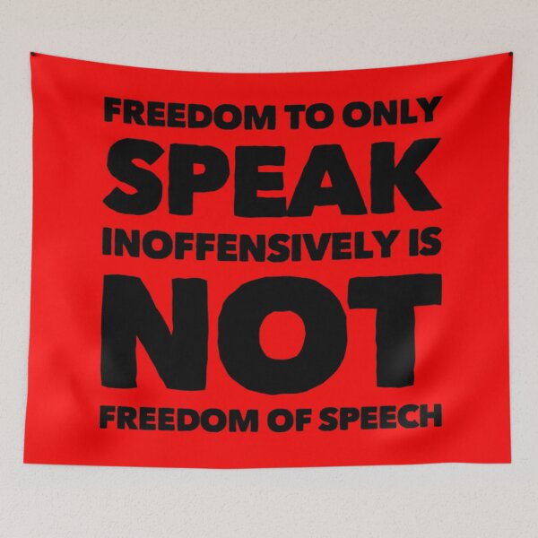 Item preview, All speech is free speech  designed and sold by Md1982.