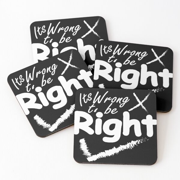 Item preview, its wrong to be right designed and sold by vidyaroul.