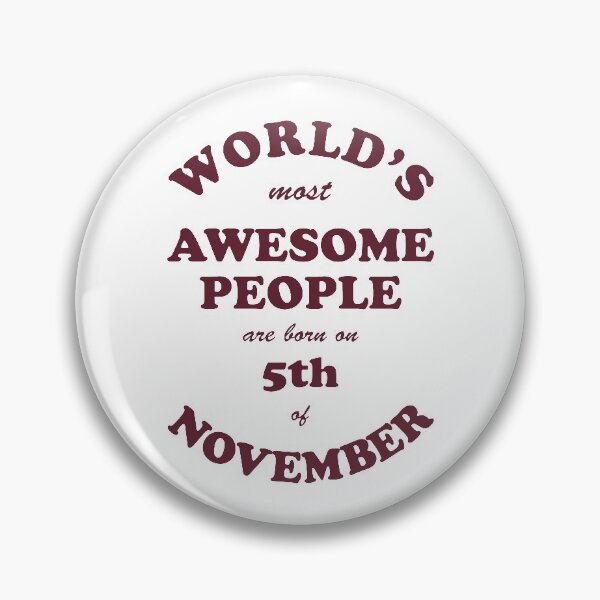 Item preview, Awesome People are born on 5th of November designed and sold by beloknet.