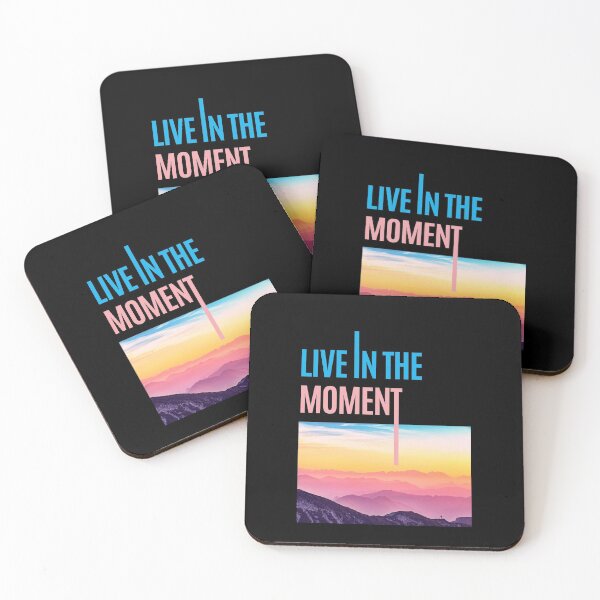 Item preview, Live in the moment! designed and sold by LADYGOODMOOD.