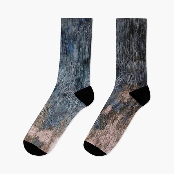 Item preview, Cuadro Abstracto Tintero Azul y Greige designed and sold by taiche.
