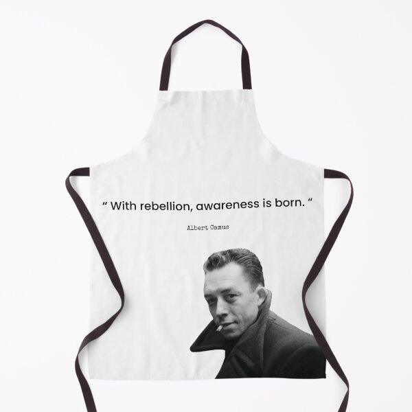 Item preview, Albert Camus | “ With rebellion, awareness is born. “ designed and sold by TinyAF.