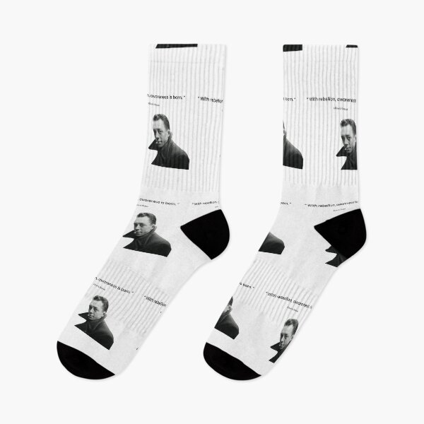 Item preview, Albert Camus | “ With rebellion, awareness is born. “ designed and sold by TinyAF.