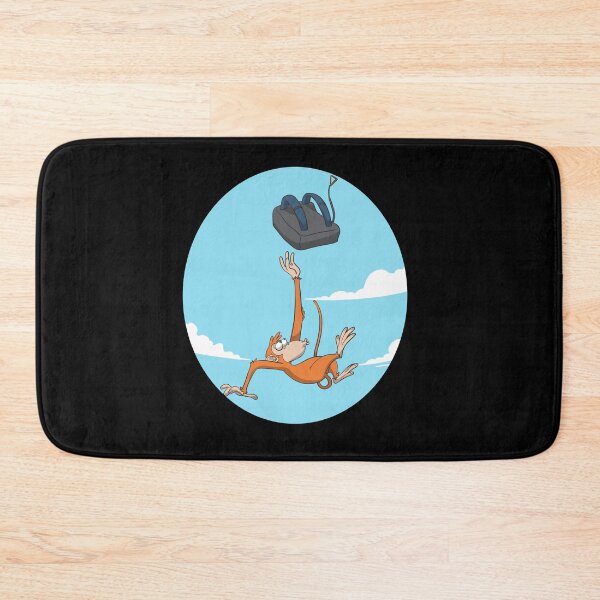Item preview, Monkey skydiver catching parachute designed and sold by Monkey Ful.