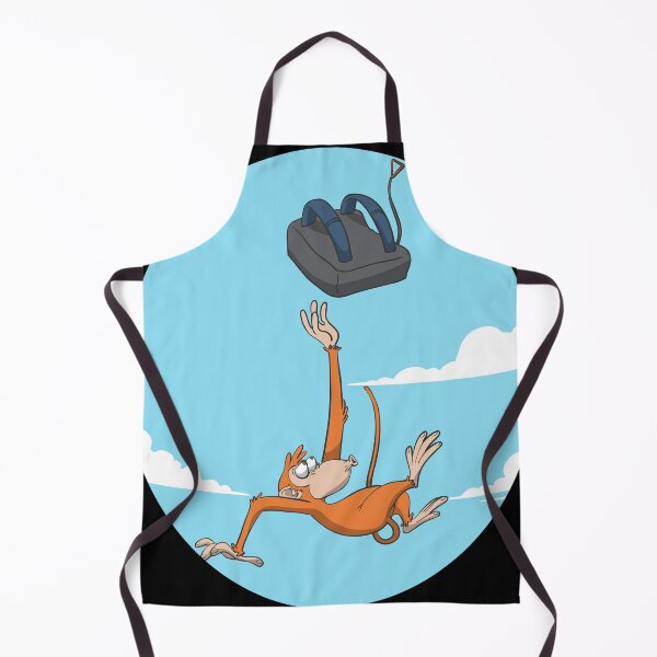 Item preview, Monkey skydiver catching parachute designed and sold by Monkey Ful.