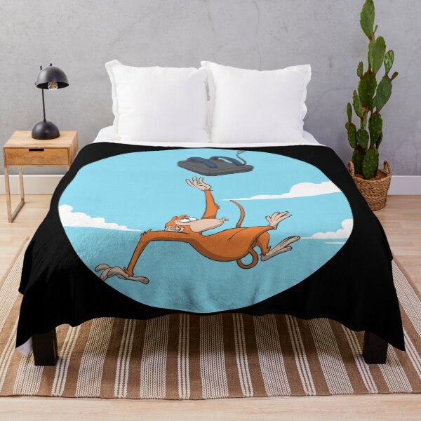 Item preview, Monkey skydiver catching parachute designed and sold by Monkey Ful.