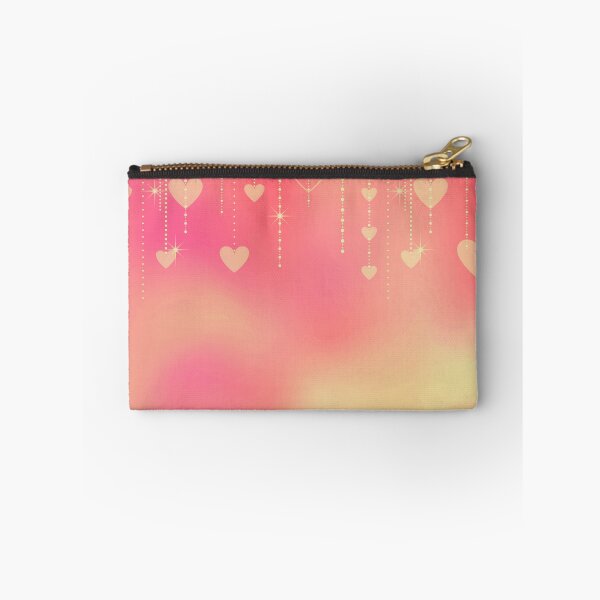 Item preview, Heart Strings | Pastel Pattern of Orange and Gold | Simple Valentines designed and sold by JillyJ05.