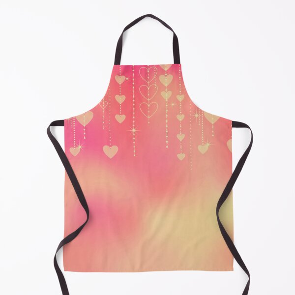 Item preview, Heart Strings | Pastel Pattern of Orange and Gold | Simple Valentines designed and sold by JillyJ05.
