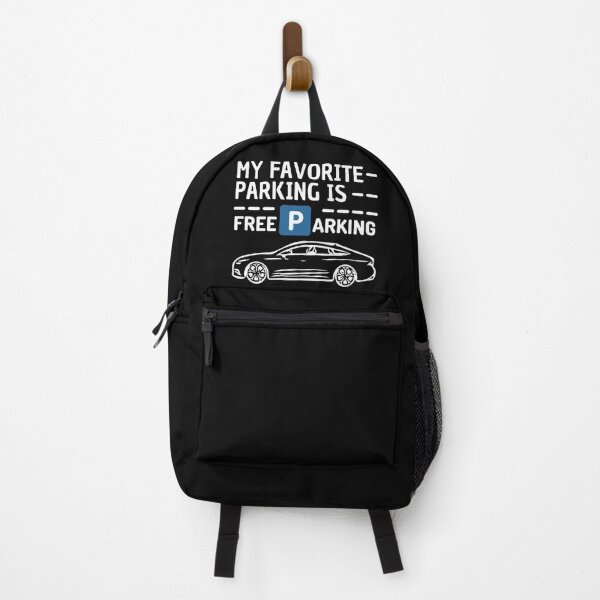 Item preview, My favorite parking is - Free Parking - Funny Text designed and sold by DrawingBoard.