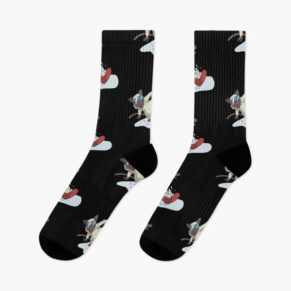 Item preview, Cat on snowboard downhill designed and sold by Monkey Ful.