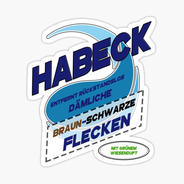Habeck Stickers for Sale