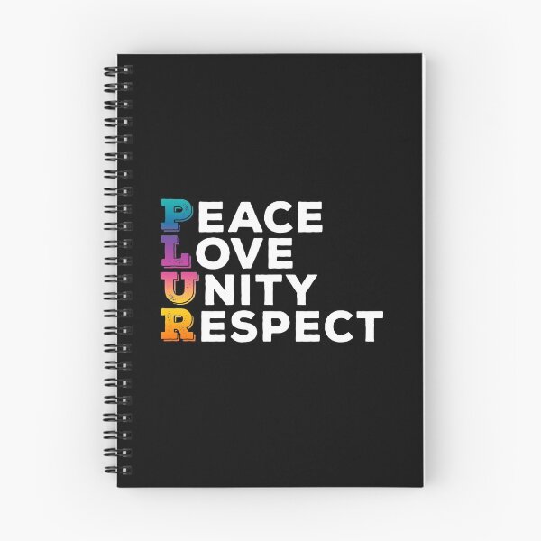 Item preview, PLUR, Peace Love Unity Respect– Uplifting Trance Rave Culture Acronym designed and sold by The Green Corner.