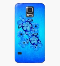 Blaue hawaiische Honu Schildkröten Hülle & Skin für Samsung Galaxy