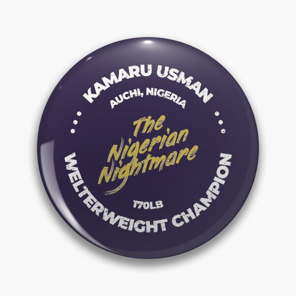 Item preview, Kamaru "The Nigerian Nightmare" Usman - Gold designed and sold by Getting  Smashed Co.