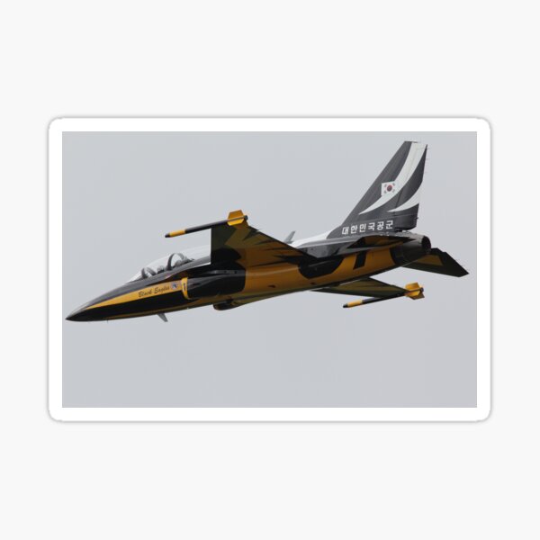 Black Eagles T-50B Korea aerobatic team Sticker