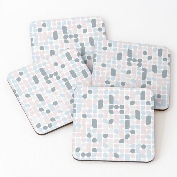 Artikelvorschau, Geometric shapes in pastel color palette in repeated asymmetrical pattern entworfen und verkauft von acidmit.