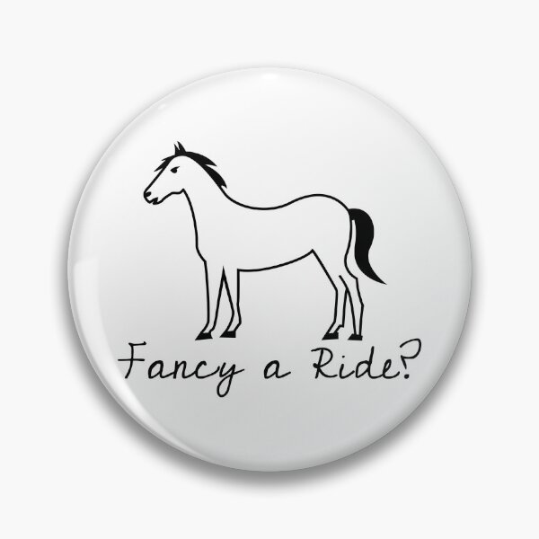 Item preview, Copy of Fancy A Ride? - humour / horse / pony / cowboy / cowgirl / funny designed and sold by Creative  Tagging.