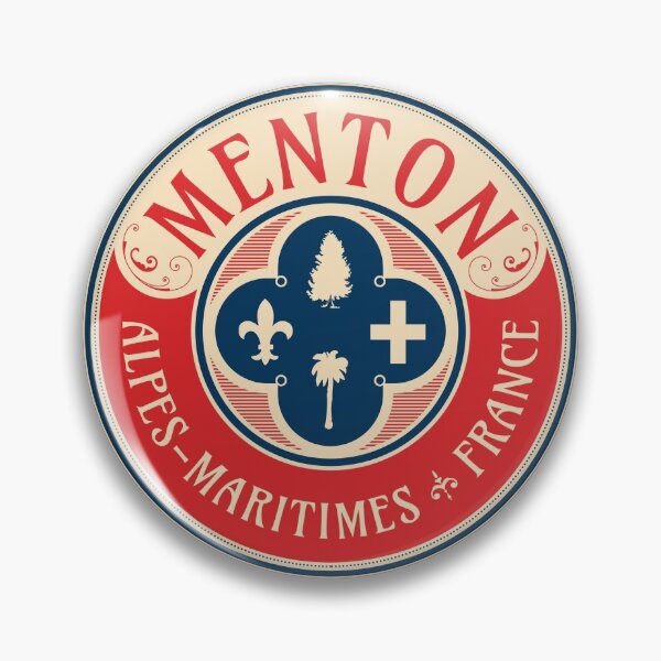 Aperçu de l'œuvre Menton, Alpes-Maritimes, France, T-Shirt Art Nouveau + Création d'autocollants créée et vendue par ROADTROOPER.