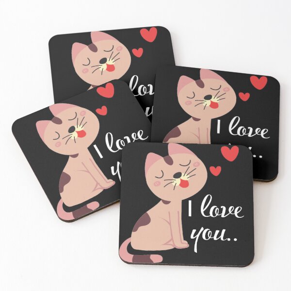 Item preview, Cat loves you designed and sold by MatanaShop.