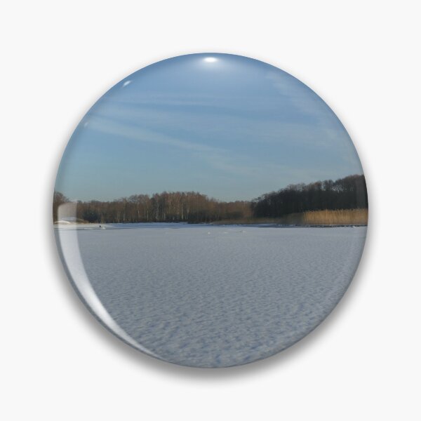 Item preview, frozen lake clean flat winter landscape designed and sold by mrivserg.