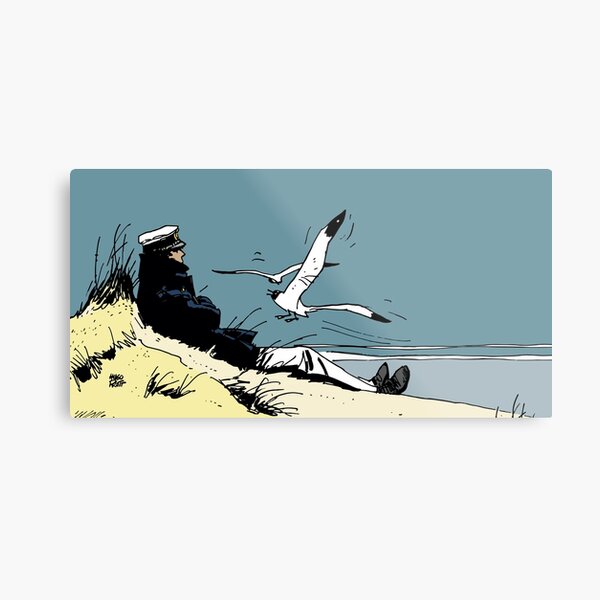 Corto Maltese on the shore Metal Print