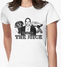 Sketchy OJ! Women's Fitted T-Shirt