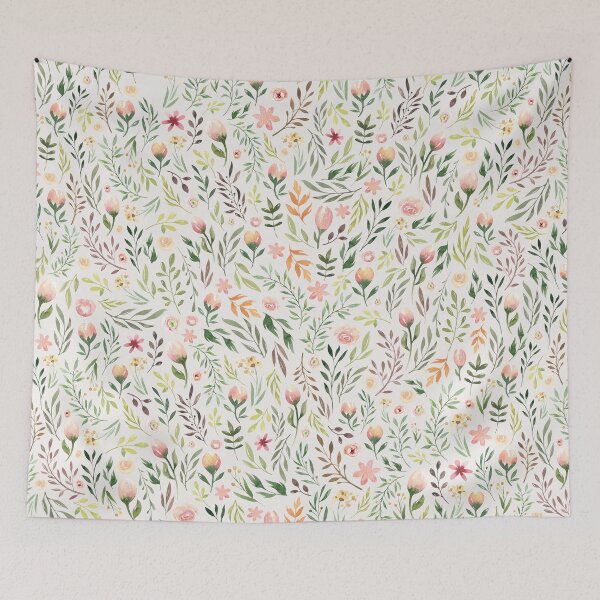 Item preview, Watercolor Bohemian Flowers designed and sold by CrossVersion.