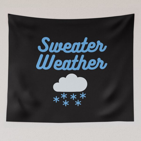Item preview, Sweater Weather - Graphic Text Typography designed and sold by happyshopg.