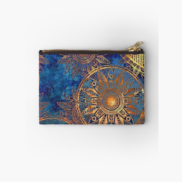 Item preview, Abstract Art Print With Vibrant Blue, Gold & Bronze Tones designed and sold by Harman83.