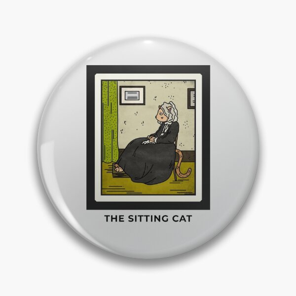 Item preview, Art Parody - The Sitting Cat designed and sold by ManiaTeec.