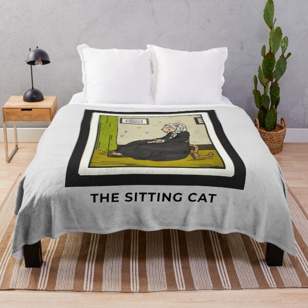 Item preview, Art Parody - The Sitting Cat designed and sold by ManiaTeec.