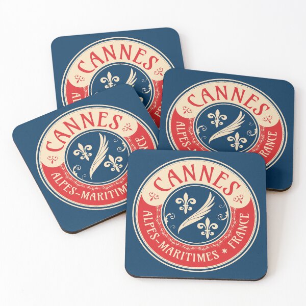 Item preview, Cannes, Alpes-Maritimes, France, Art Nouveau T-Shirt + Sticker Design designed and sold by ROADTROOPER.